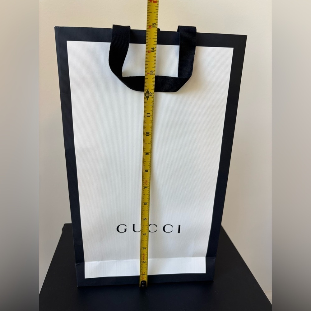 Gucci black and White gift bag - Picture 5 of 6